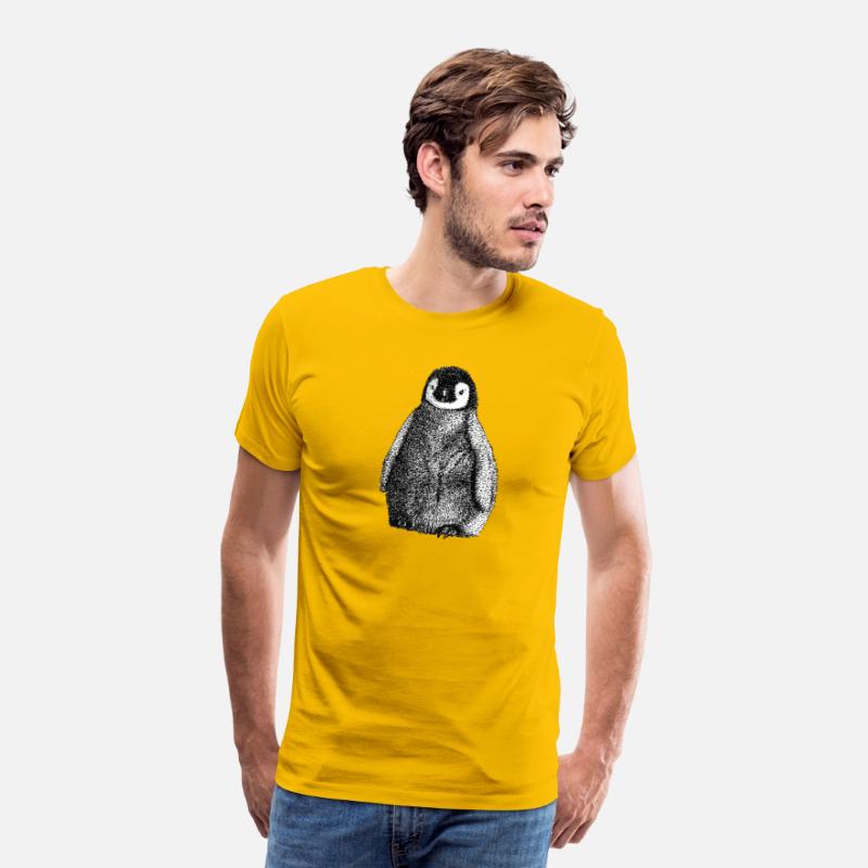 Cute Baby Emperor Penguin Illustration