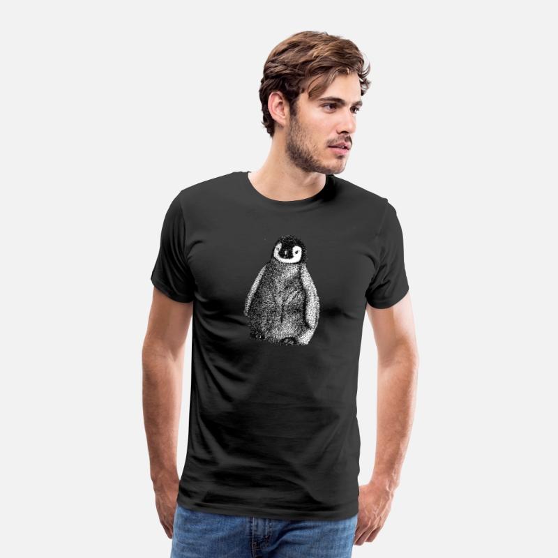 Cute Baby Emperor Penguin Illustration