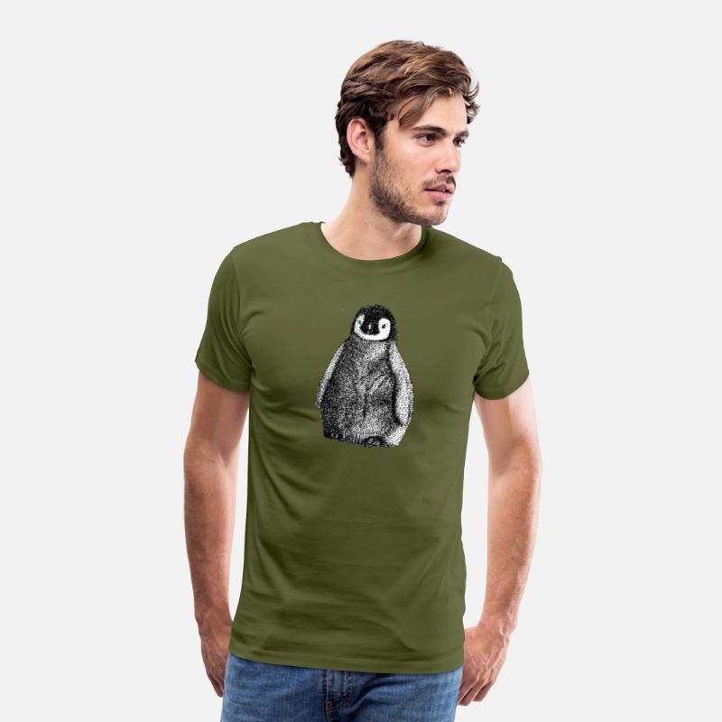 Cute Baby Emperor Penguin Illustration