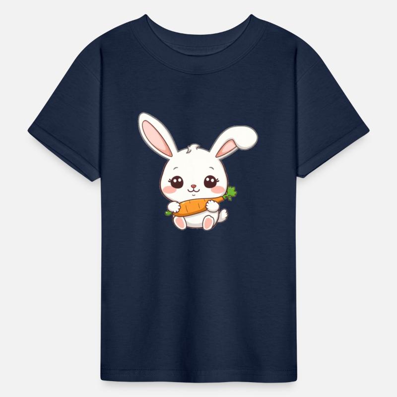 Cute Bunny with Carrot Illustration