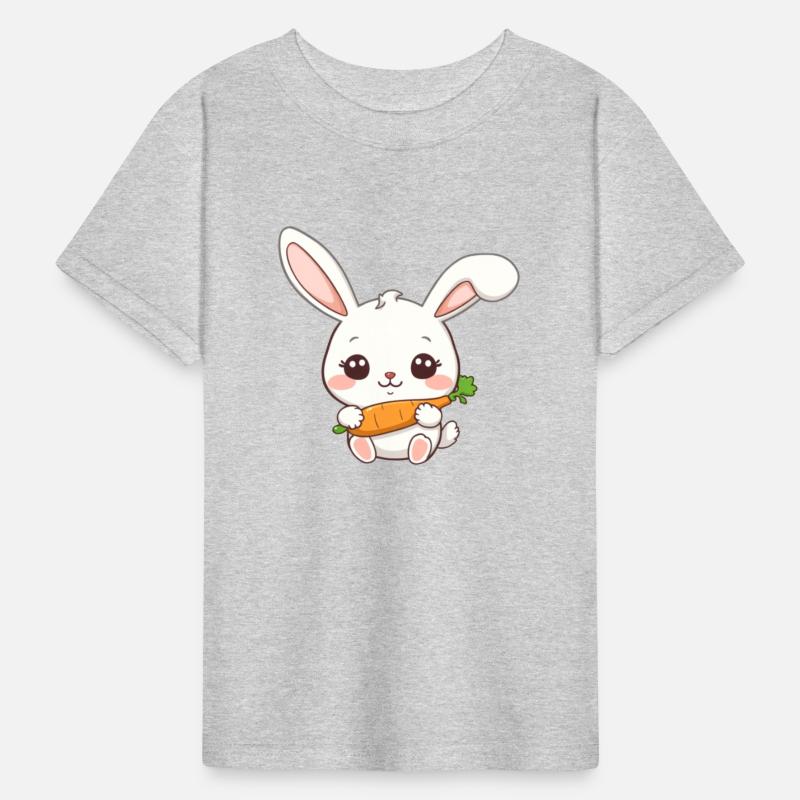 Cute Bunny with Carrot Illustration