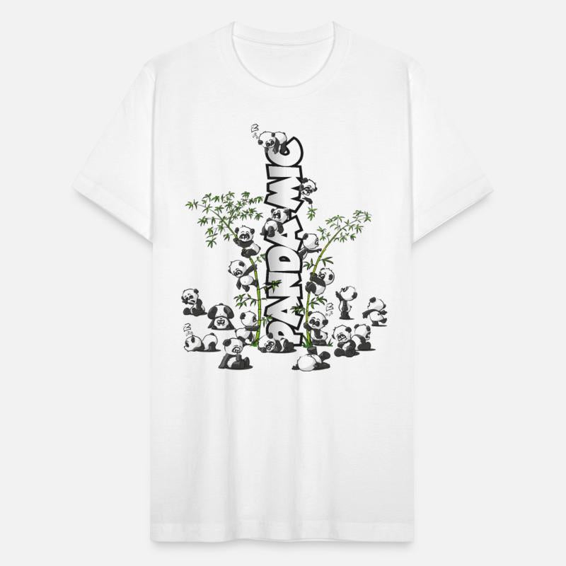 Cute panda bear family pandamic