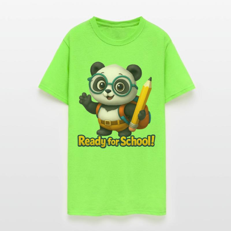 Cute Panda T-Shirt, Animal Tee, Back to School