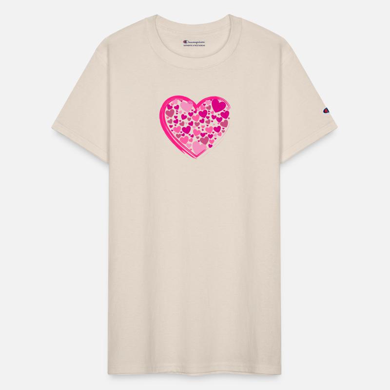 Cute Pink Hearts in a Big PinkHeart