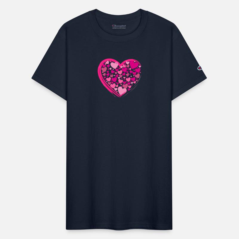 Cute Pink Hearts in a Big PinkHeart