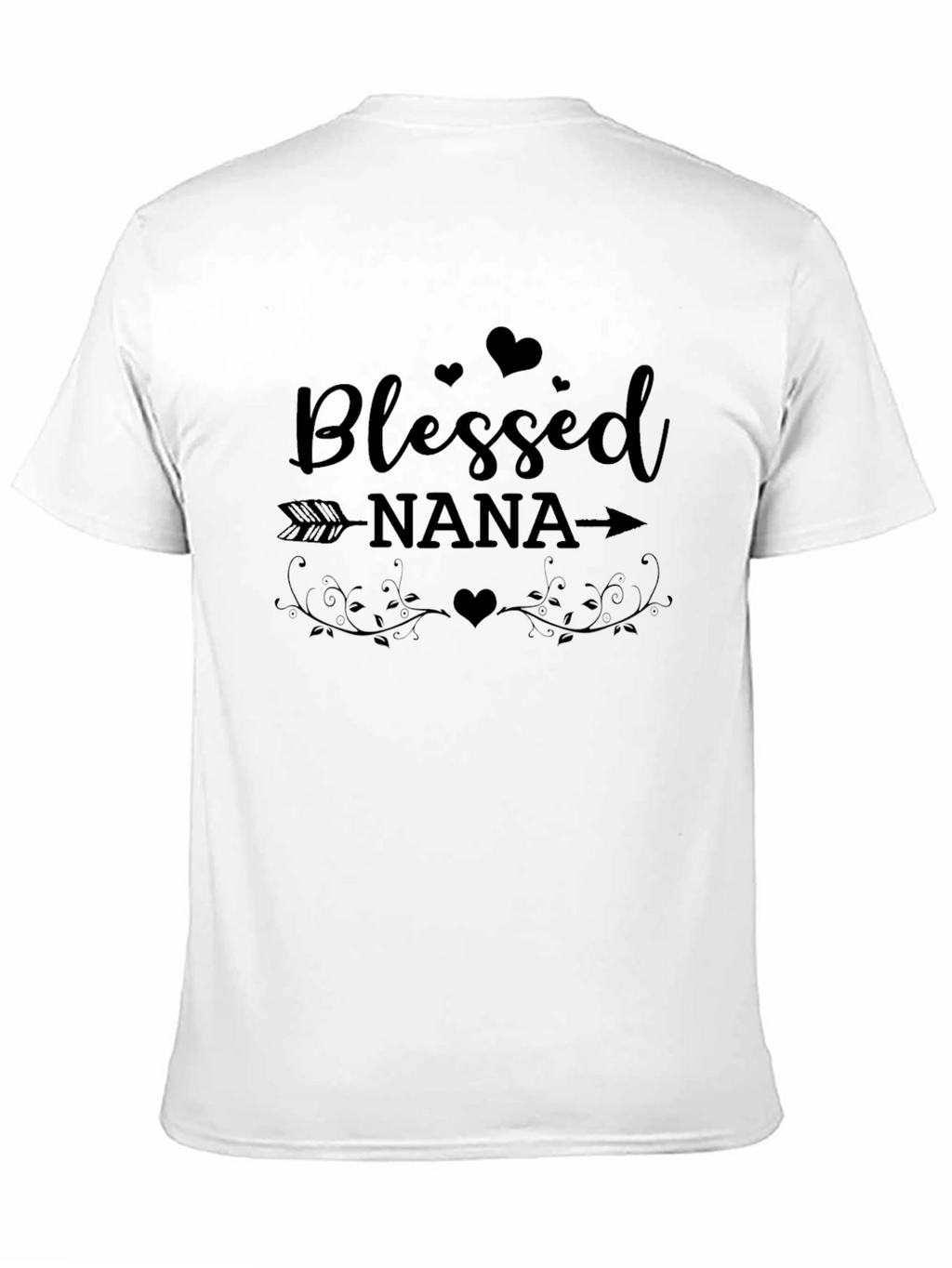 Blessed Nana T-Shirt: Heart Arrow Design