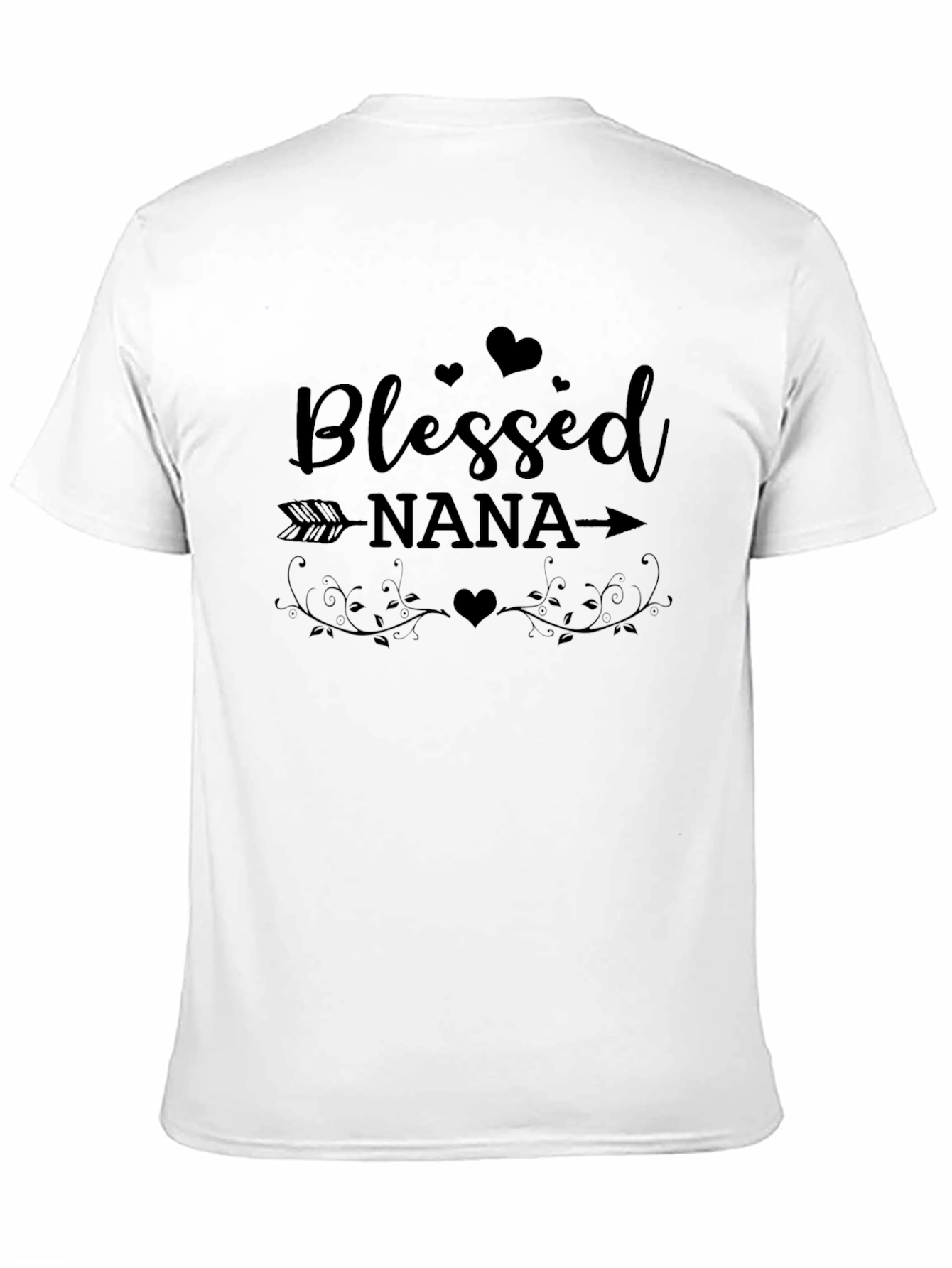 Blessed Nana T-Shirt: Heart Arrow Design