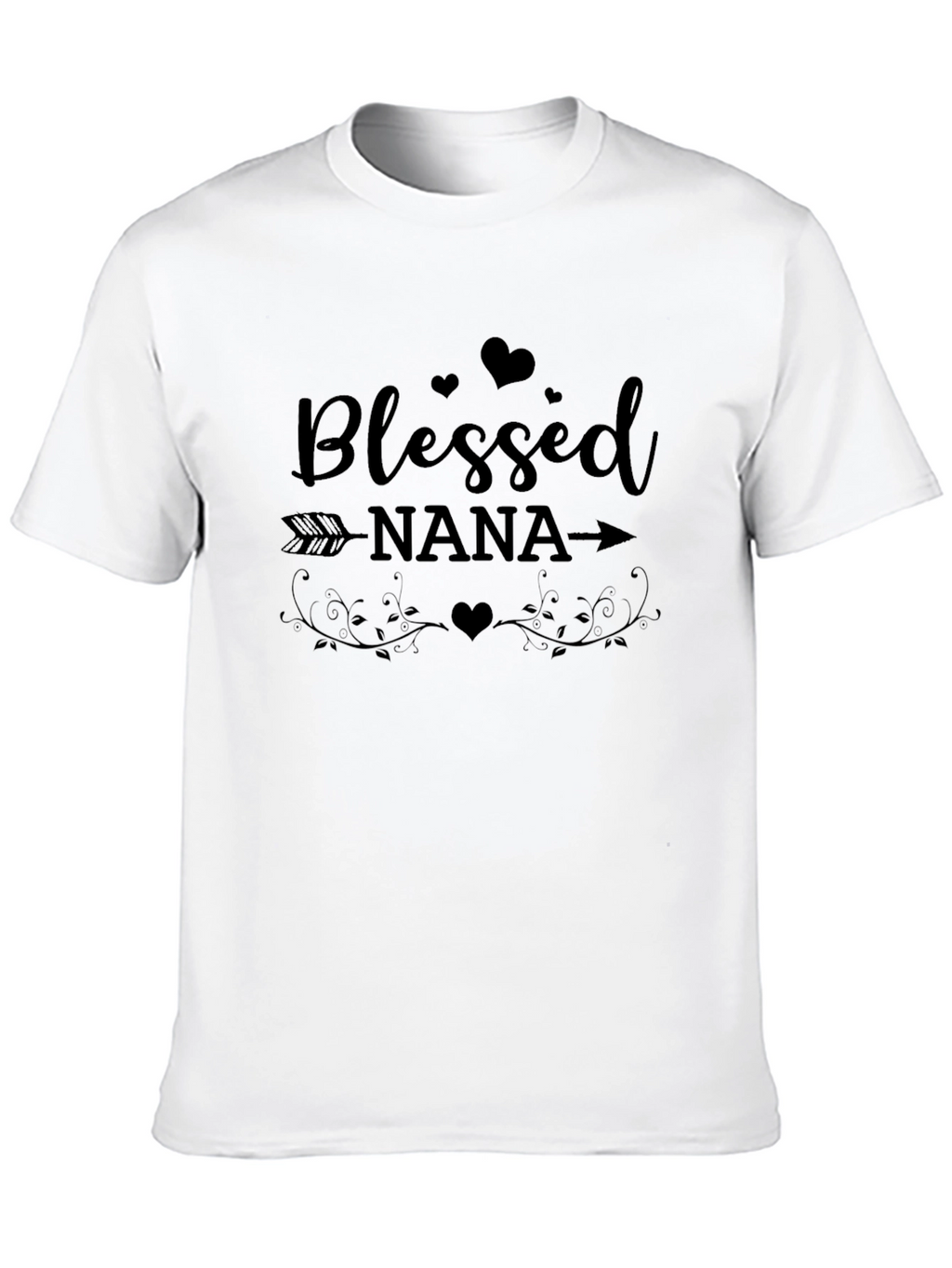 Blessed Nana T-Shirt: Heart Arrow Design