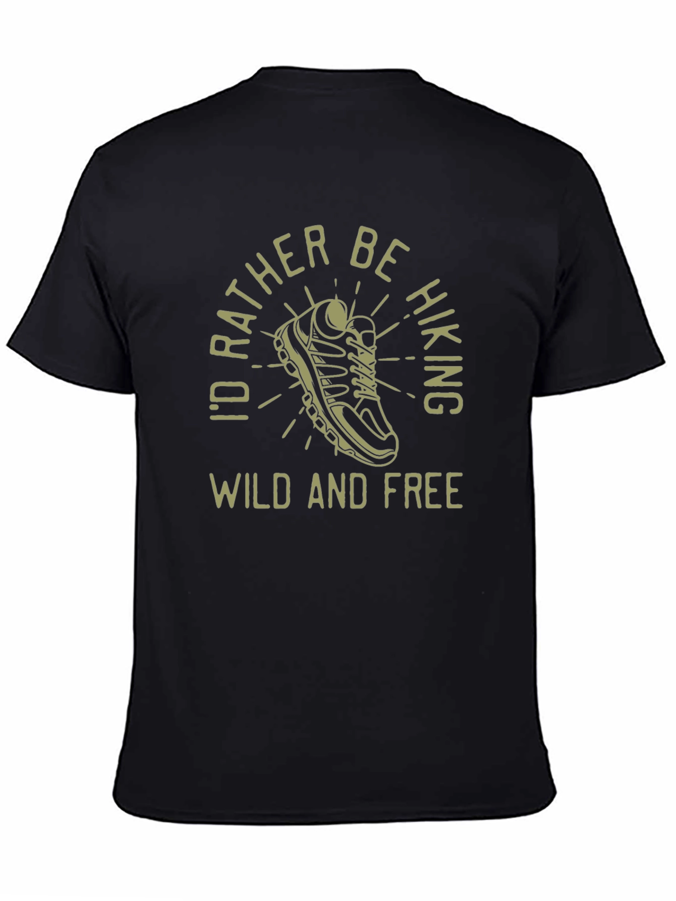 Hiking Graphic Tee - Id Rather Be Hiking T-Shirt