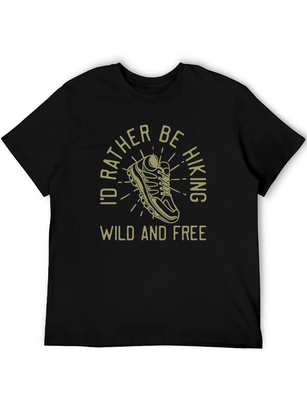 Hiking Graphic Tee - Id Rather Be Hiking T-Shirt