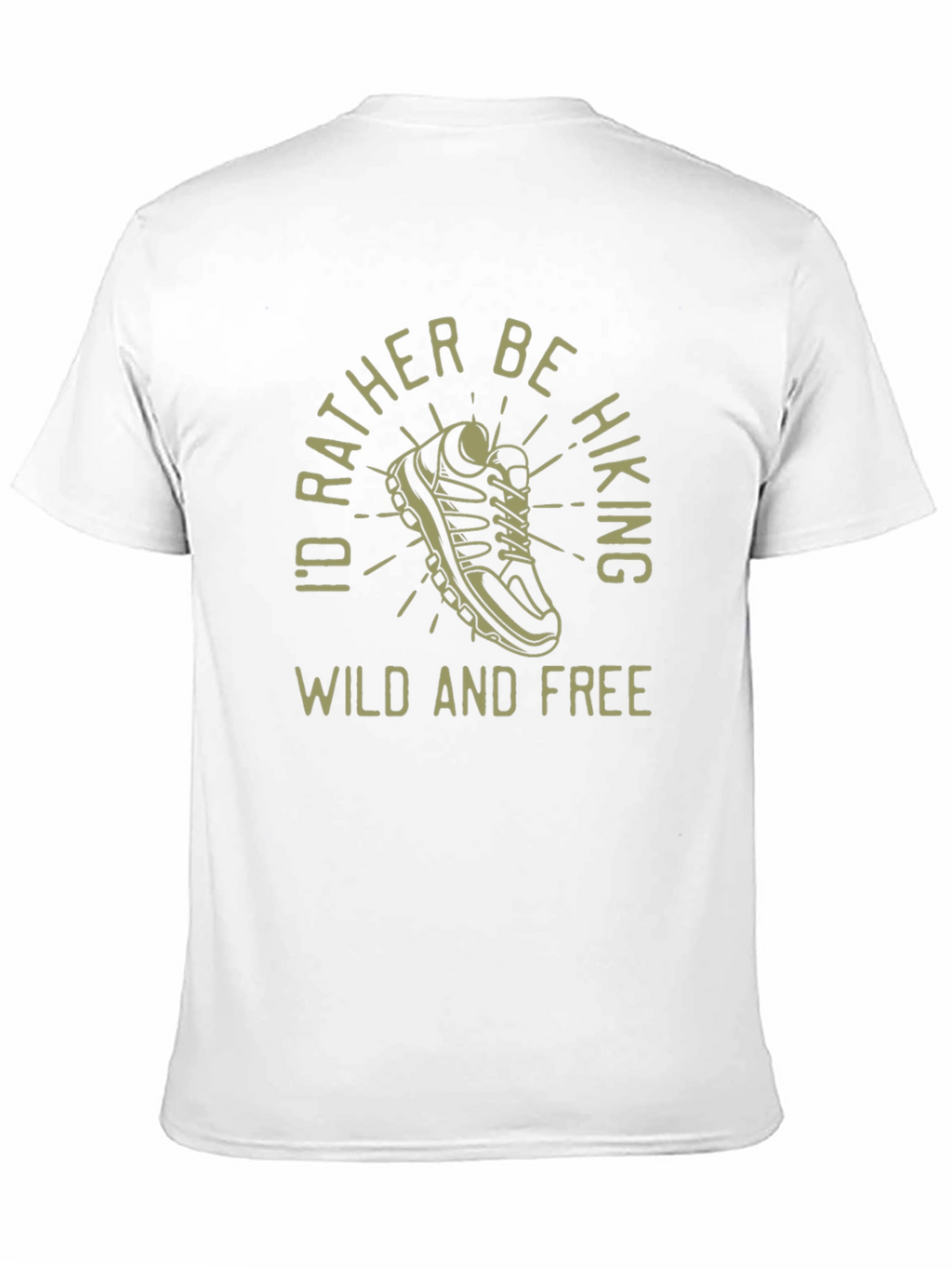 Hiking Graphic Tee - Id Rather Be Hiking T-Shirt
