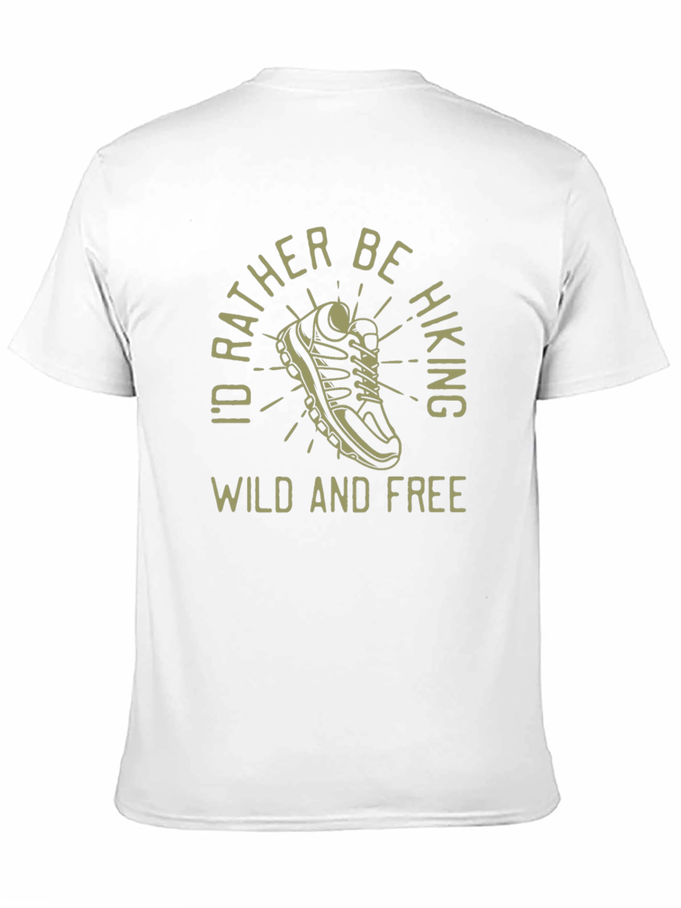 Hiking Graphic Tee - Id Rather Be Hiking T-Shirt