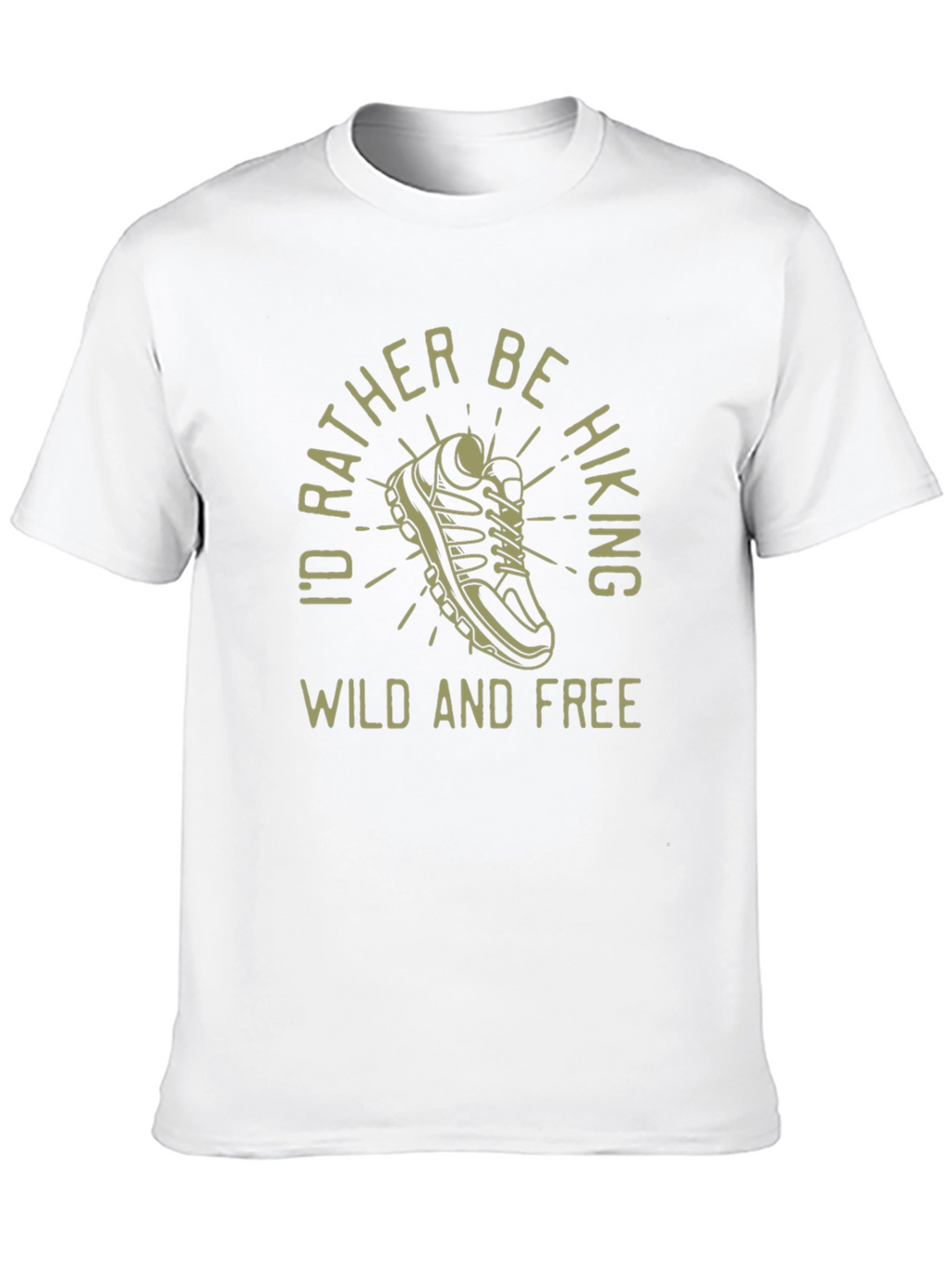 Hiking Graphic Tee - Id Rather Be Hiking T-Shirt