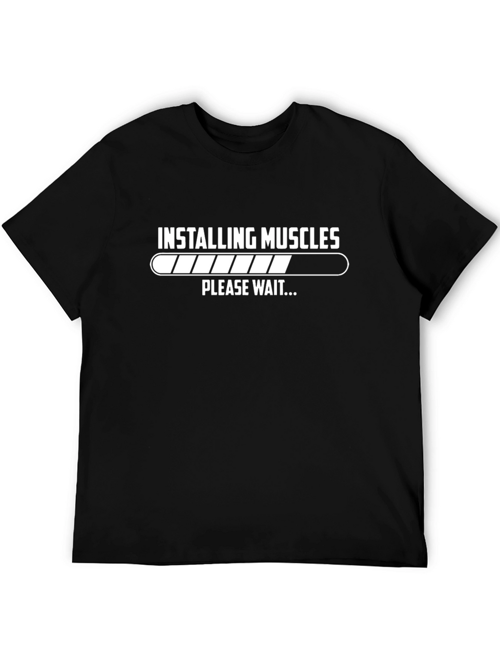 Installing Muscles Funny Gym Workout T-Shirt