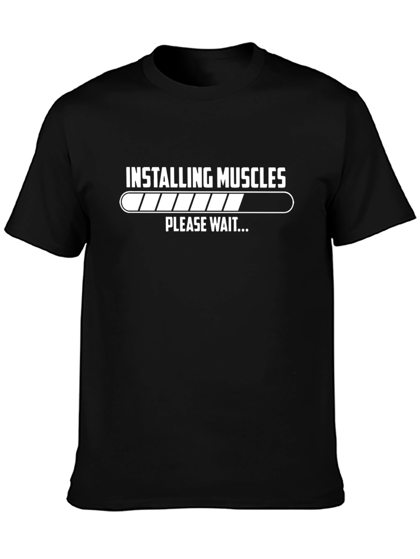 Installing Muscles Funny Gym Workout T-Shirt