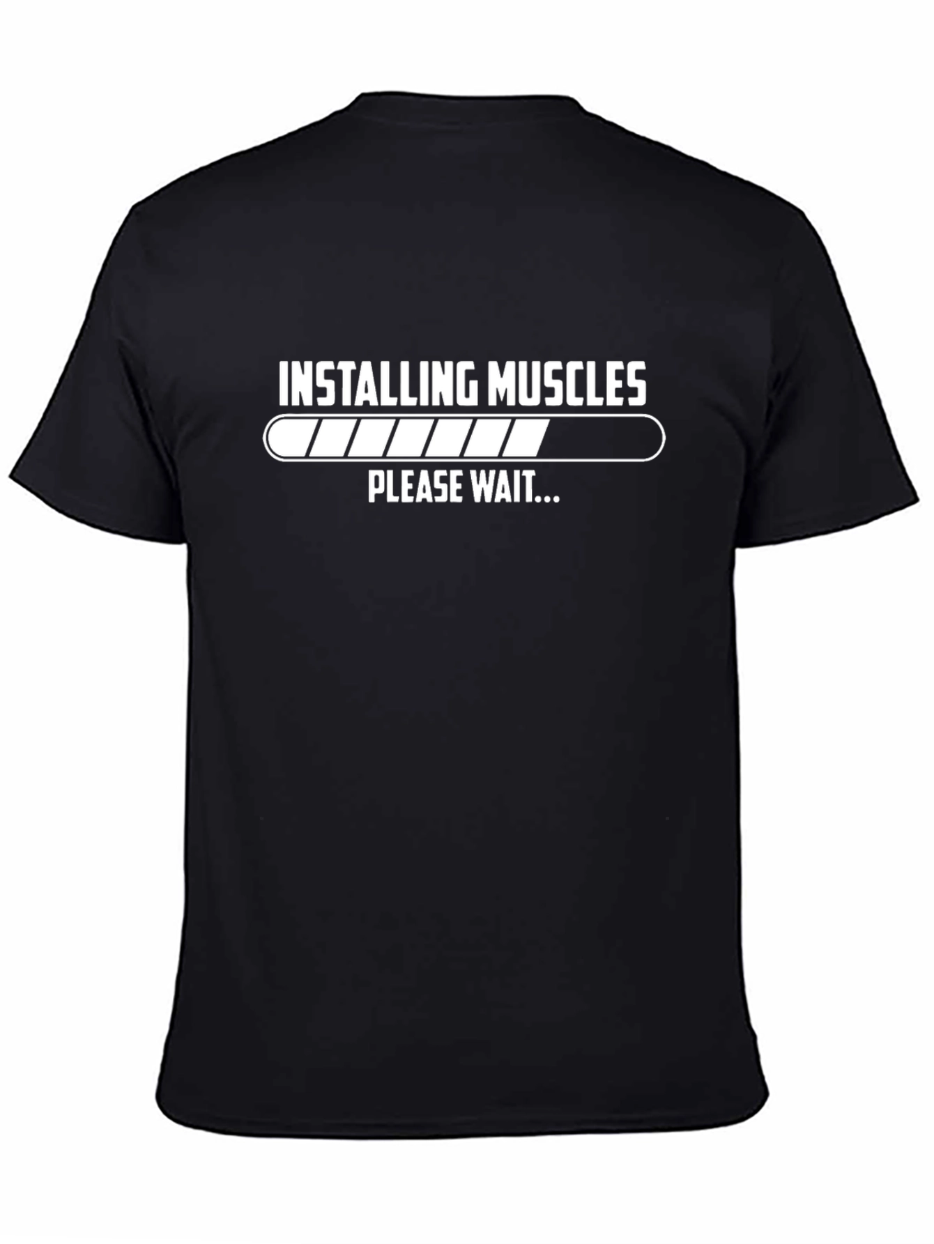 Installing Muscles Funny Gym Workout T-Shirt