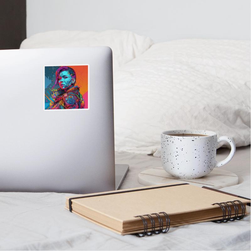 Cyberpunk Girl abstract