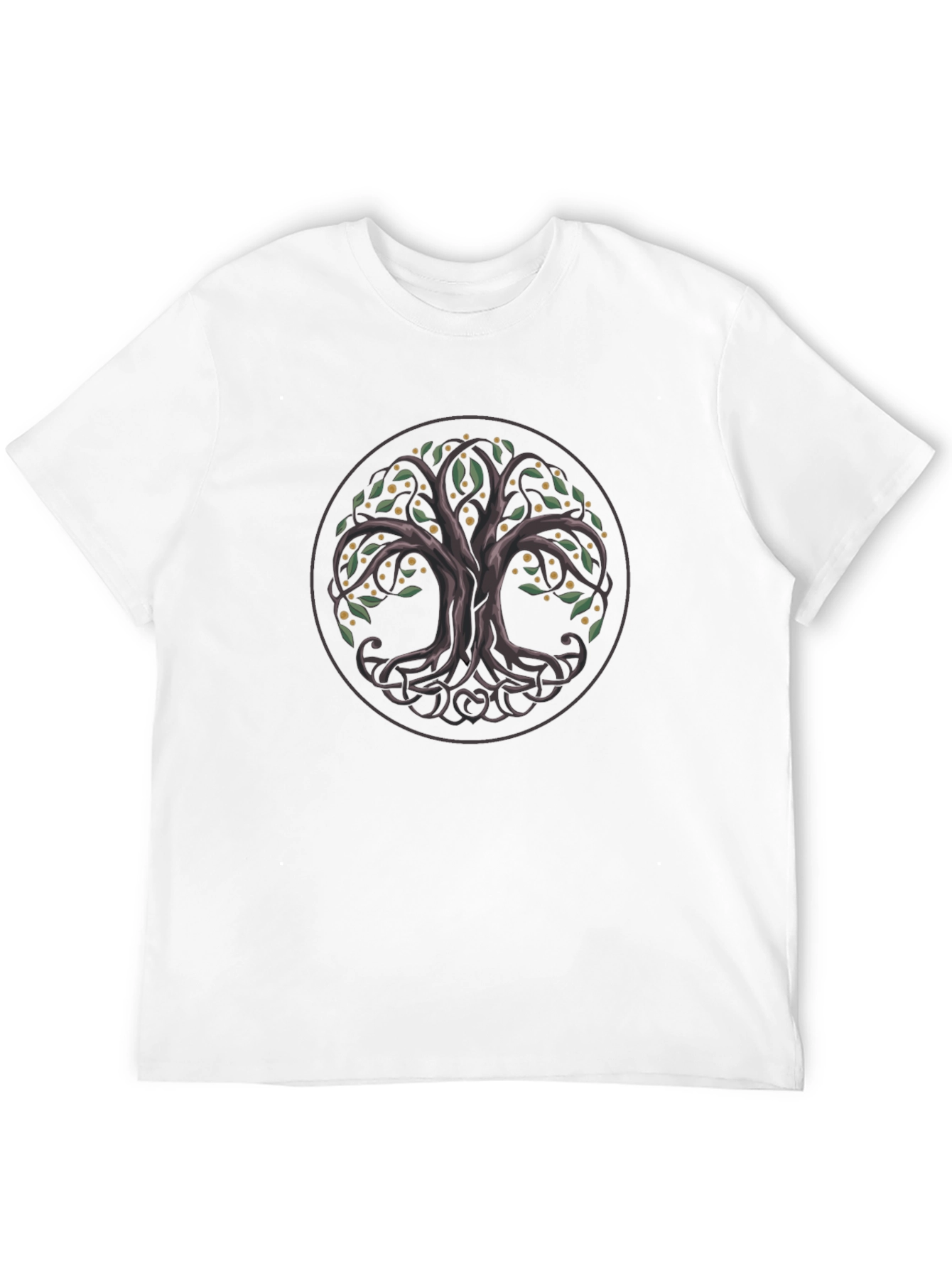 Celtic Tree of Life Graphic Tee - Black