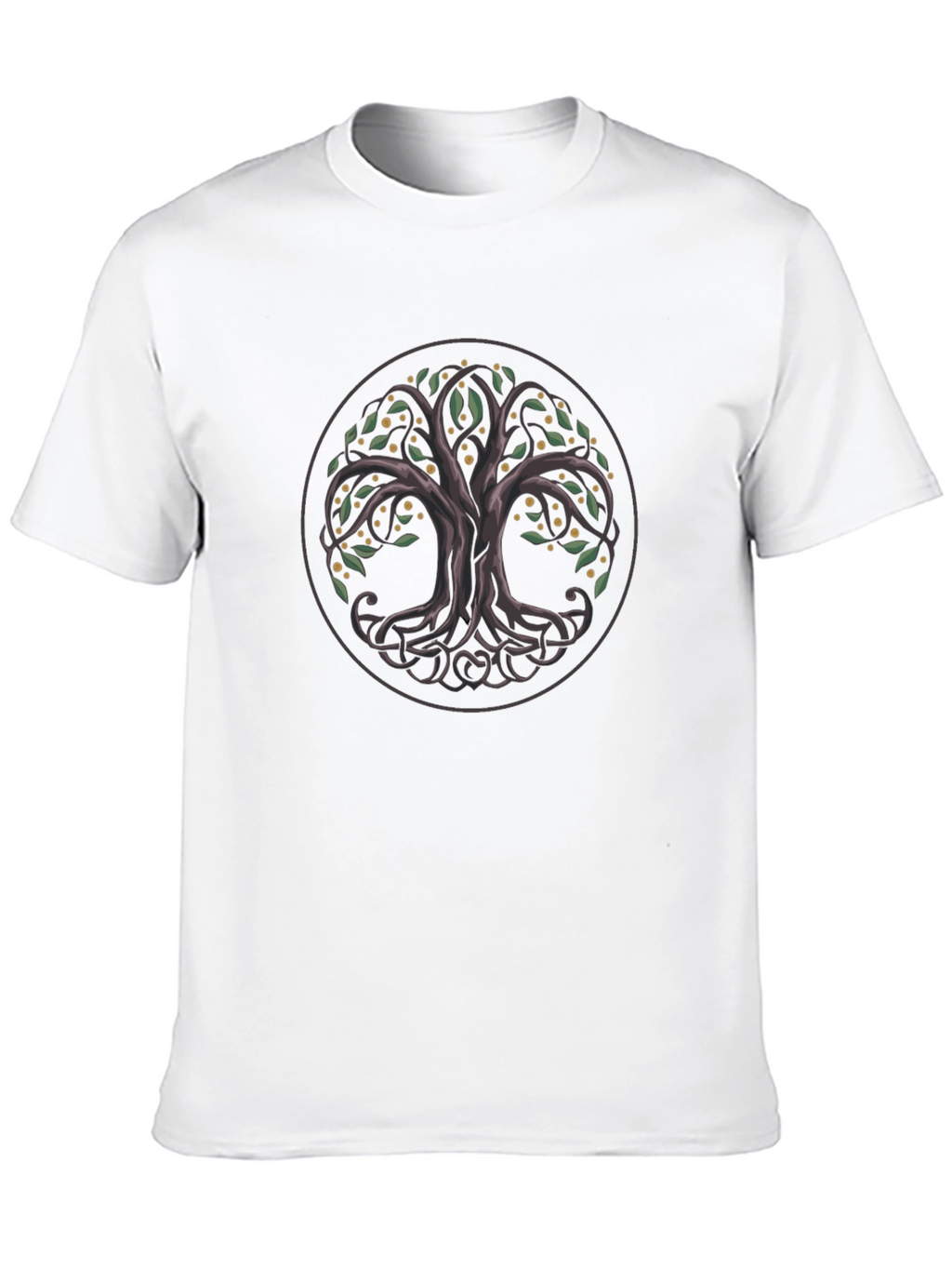 Celtic Tree of Life Graphic Tee - Black