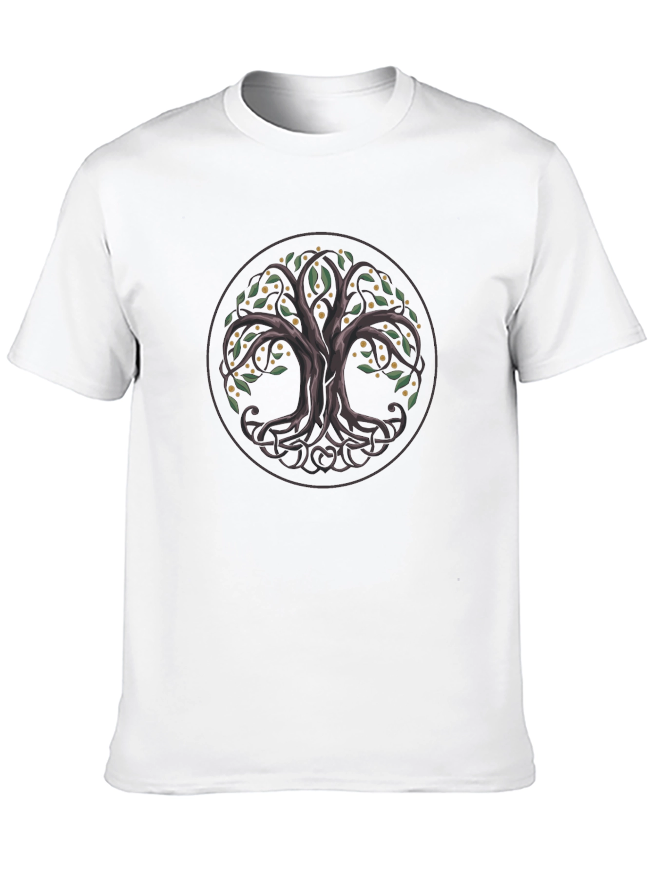 Celtic Tree of Life Graphic Tee - Black