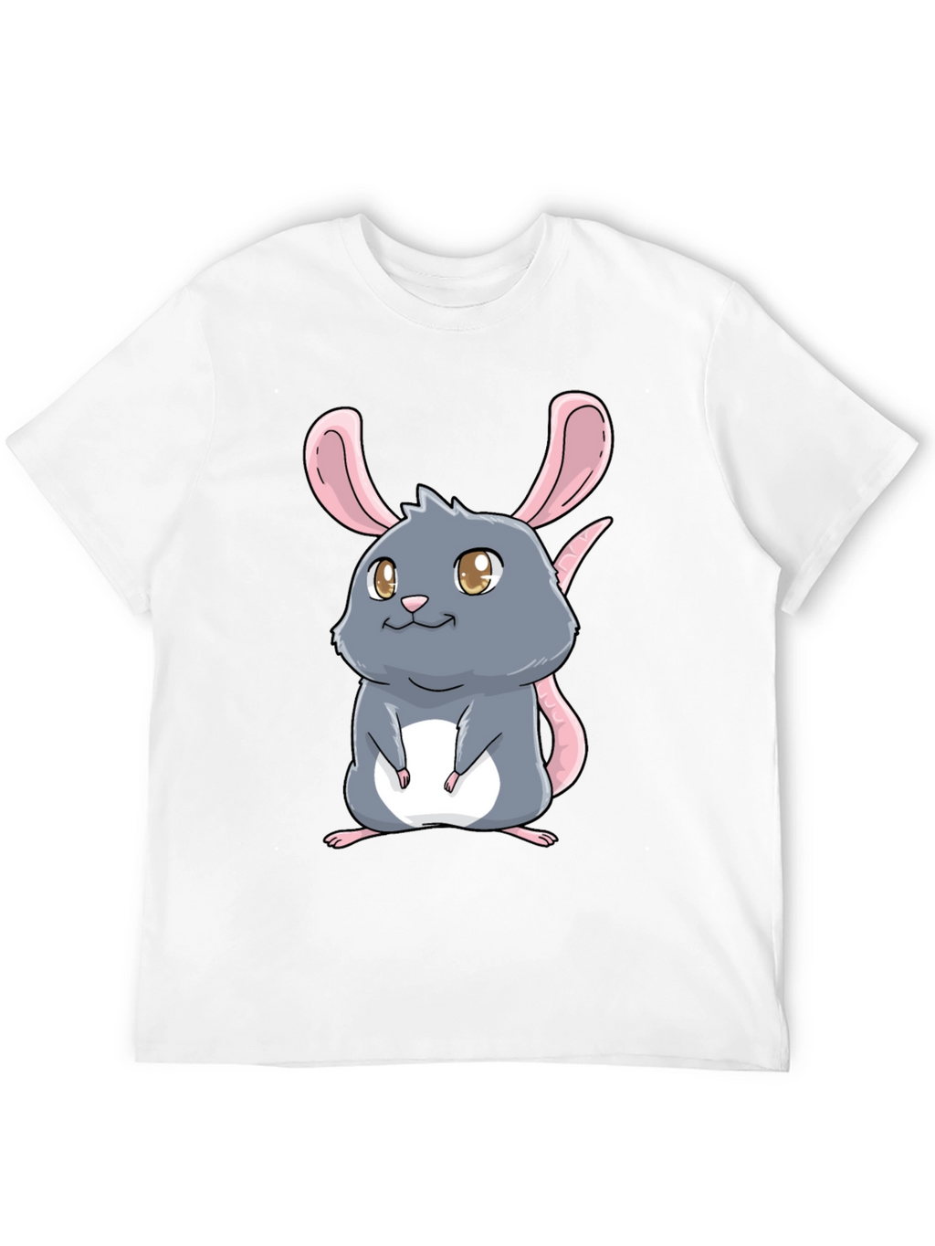 Cute Cartoon Rat Graphic T-Shirt - Unisex