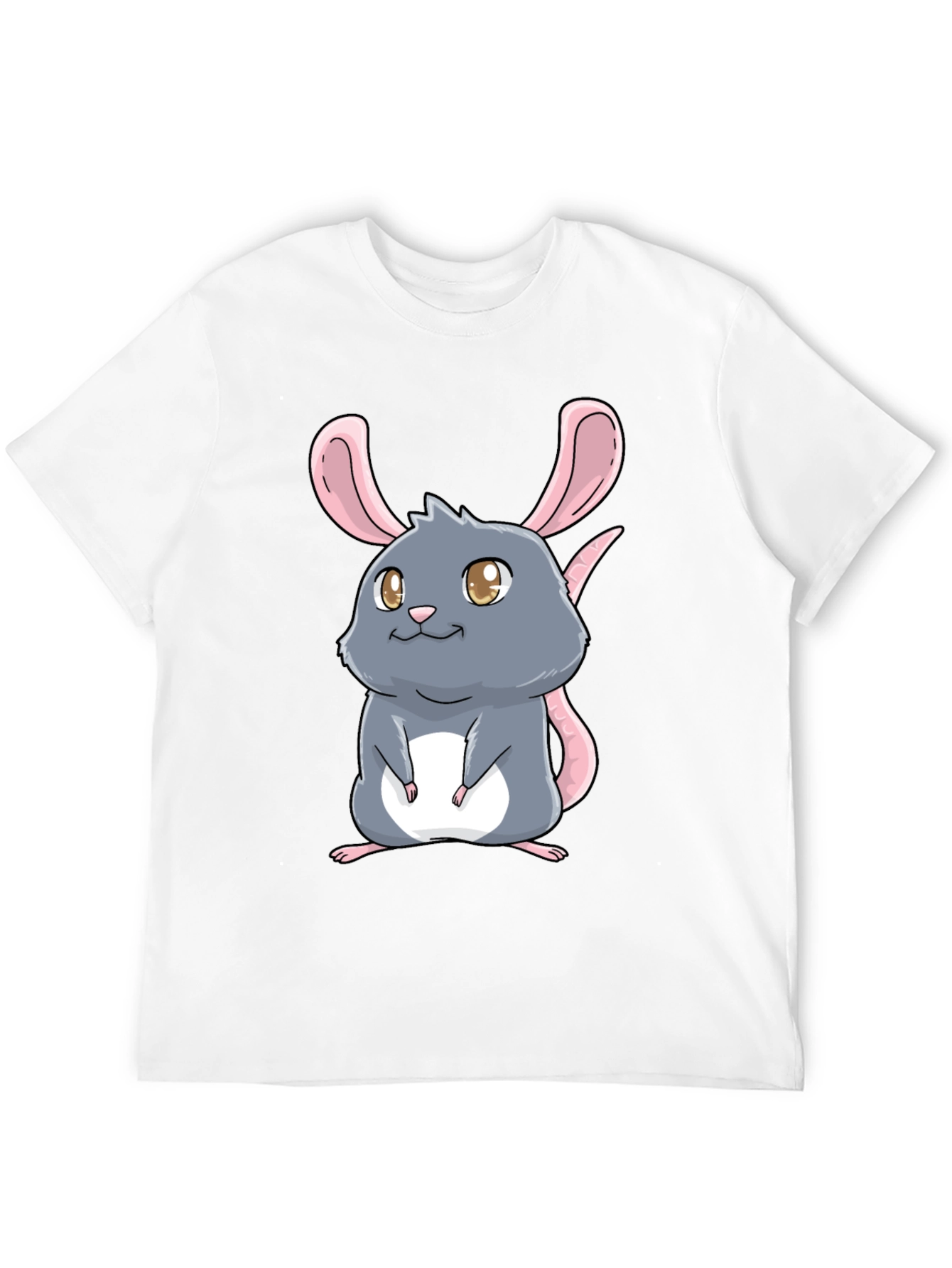 Cute Cartoon Rat Graphic T-Shirt - Unisex