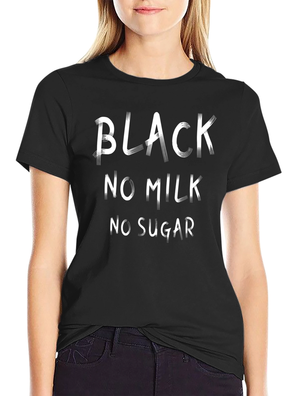 Black No Milk No Sugar Graphic Tee