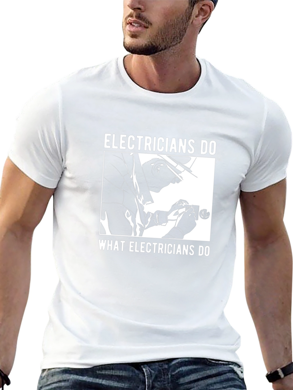 Electrician Humor Graphic T-Shirt
