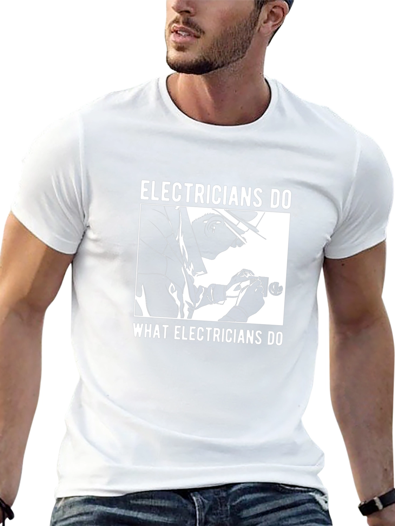 Electrician Humor Graphic T-Shirt