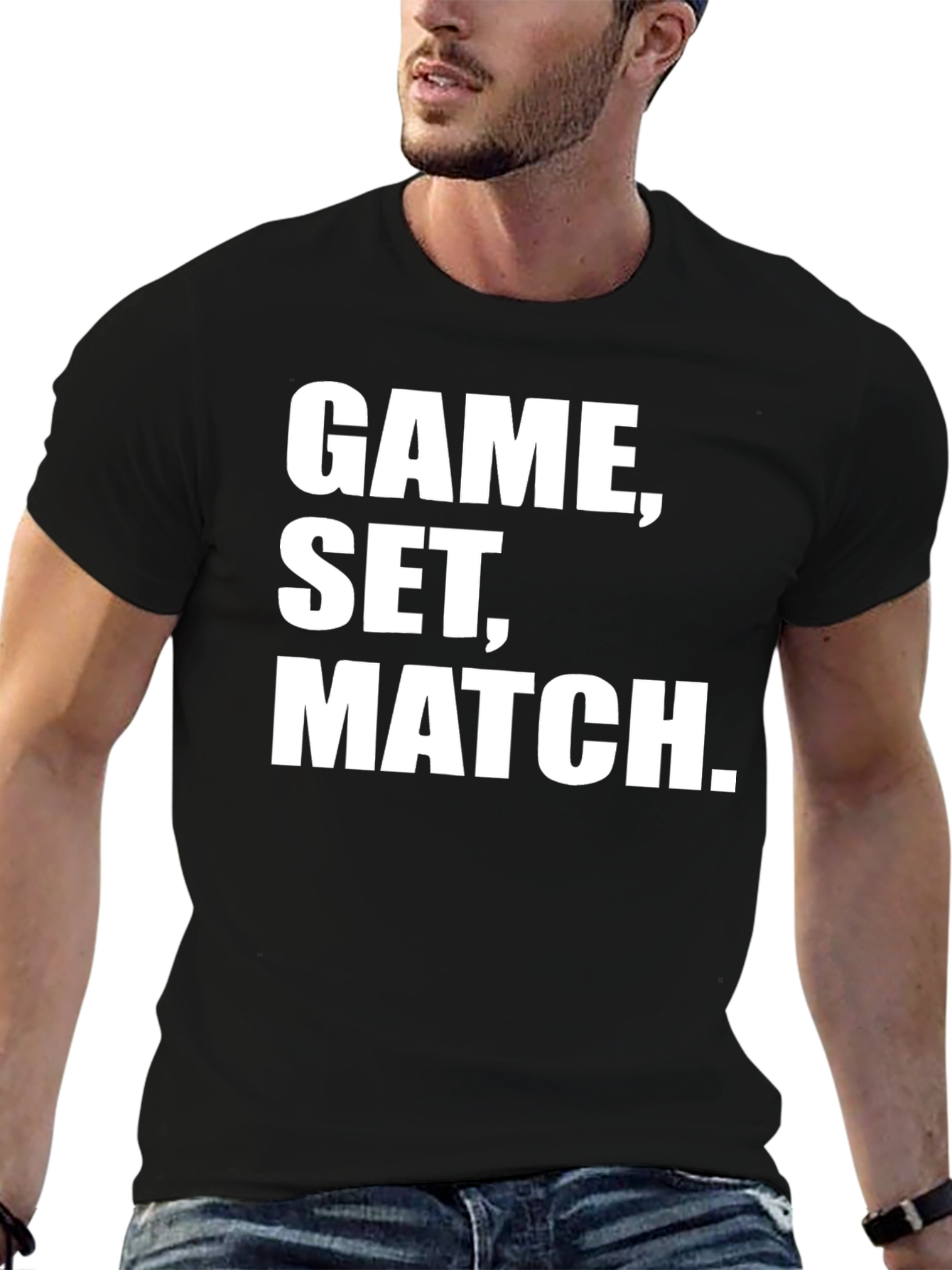 Game Set Match T-Shirt Tennis Graphic Tee