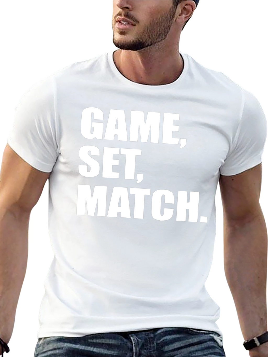 Game Set Match T-Shirt Tennis Graphic Tee