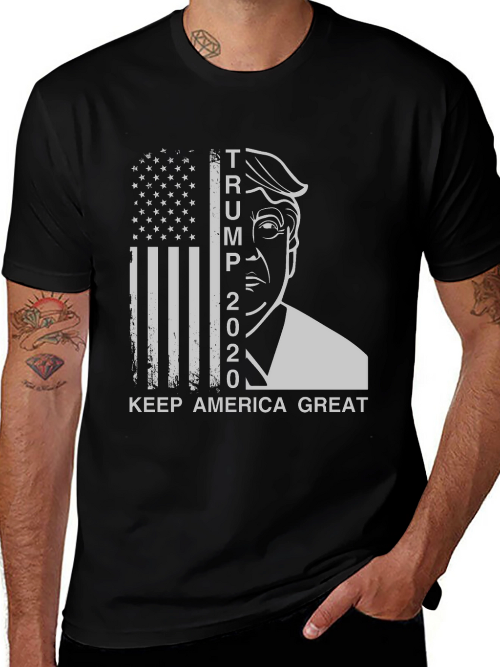 Trump 2020 Keep America Great Graphic Tee