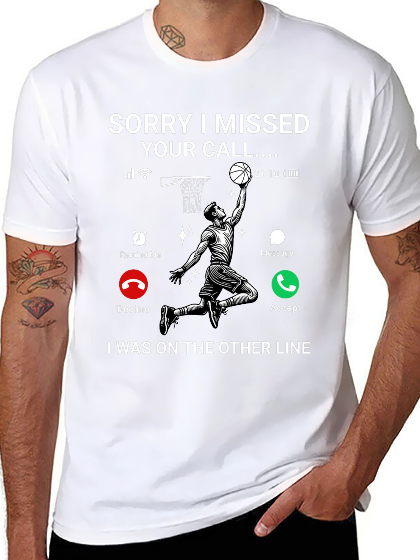 Missed Call Basketball T-Shirt