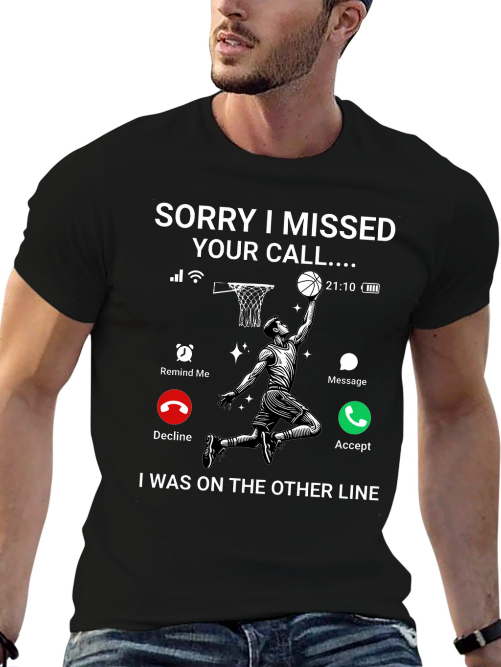Missed Call Basketball T-Shirt