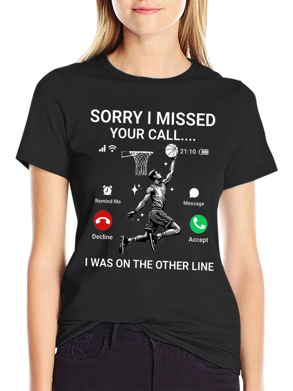 Missed Call Basketball T-Shirt
