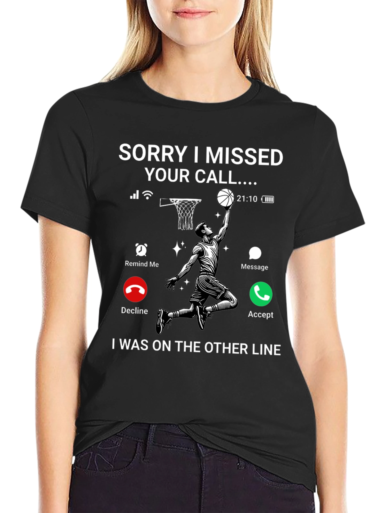 Missed Call Basketball T-Shirt