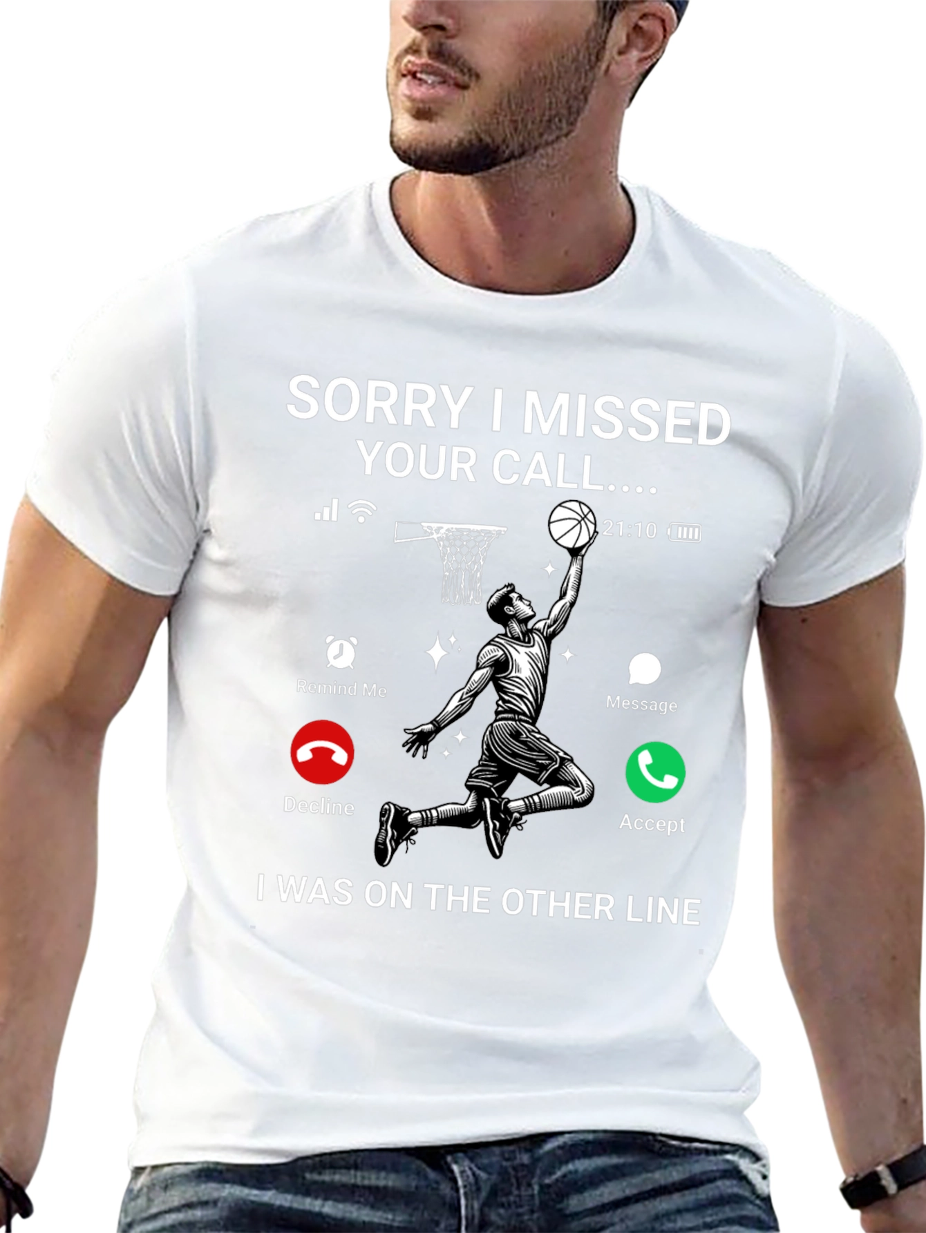 Missed Call Basketball T-Shirt
