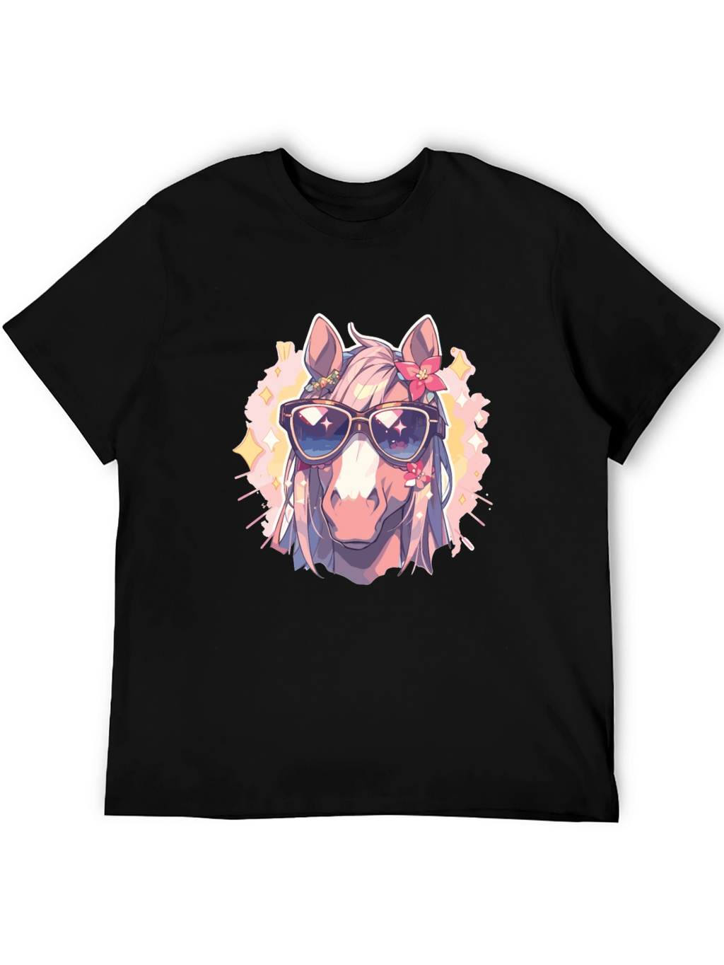 Cool Horse Tee - Anime Style