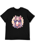 Cool Horse Tee - Anime Style