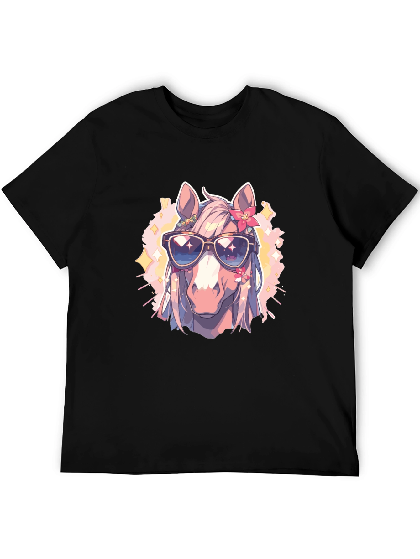 Cool Horse Tee - Anime Style