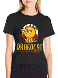 Dragocat T-Shirt - Dragon Cat Graphic Tee