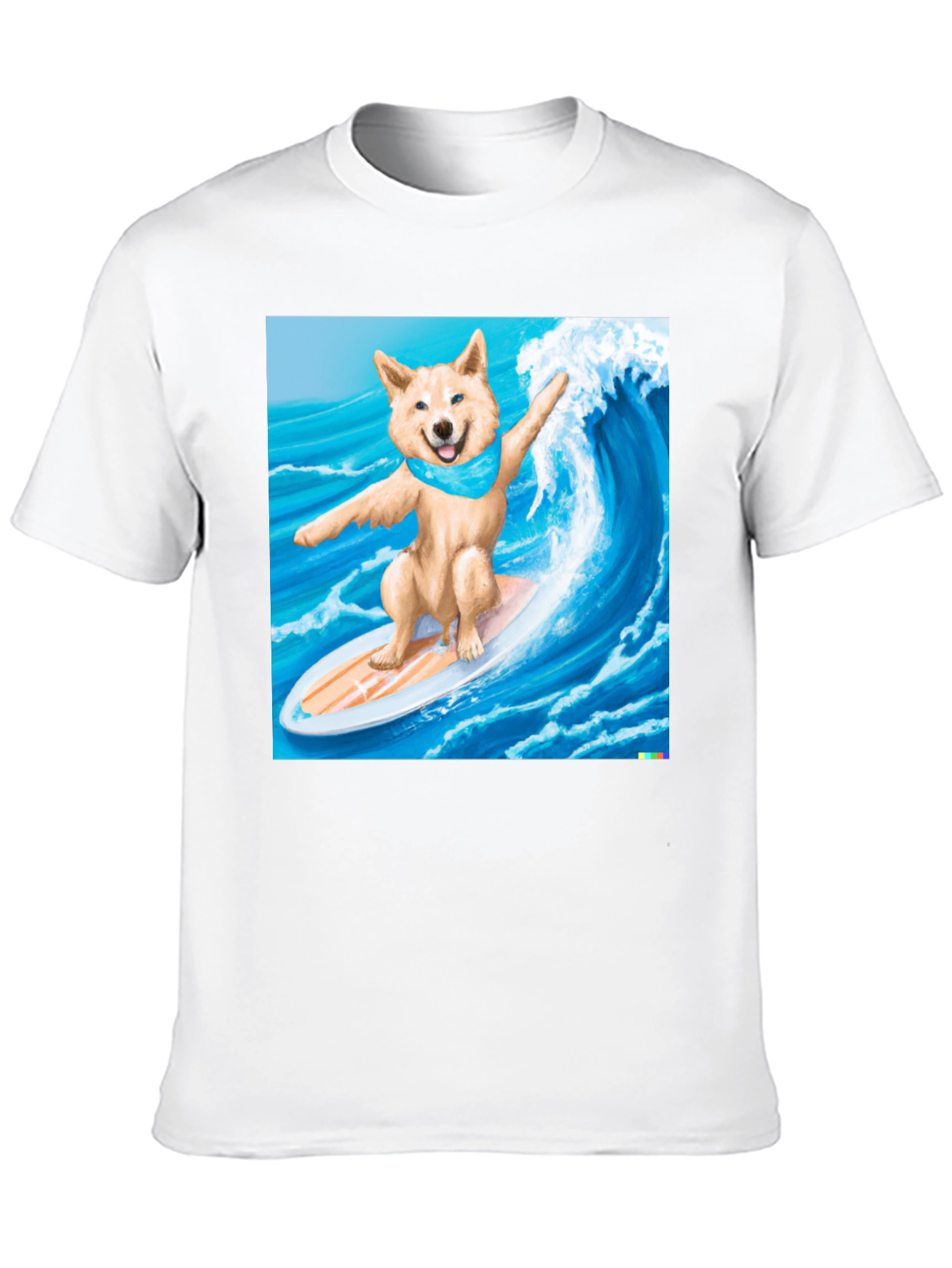 Surfing Shiba Inu T-Shirt - Cool Dog Tee