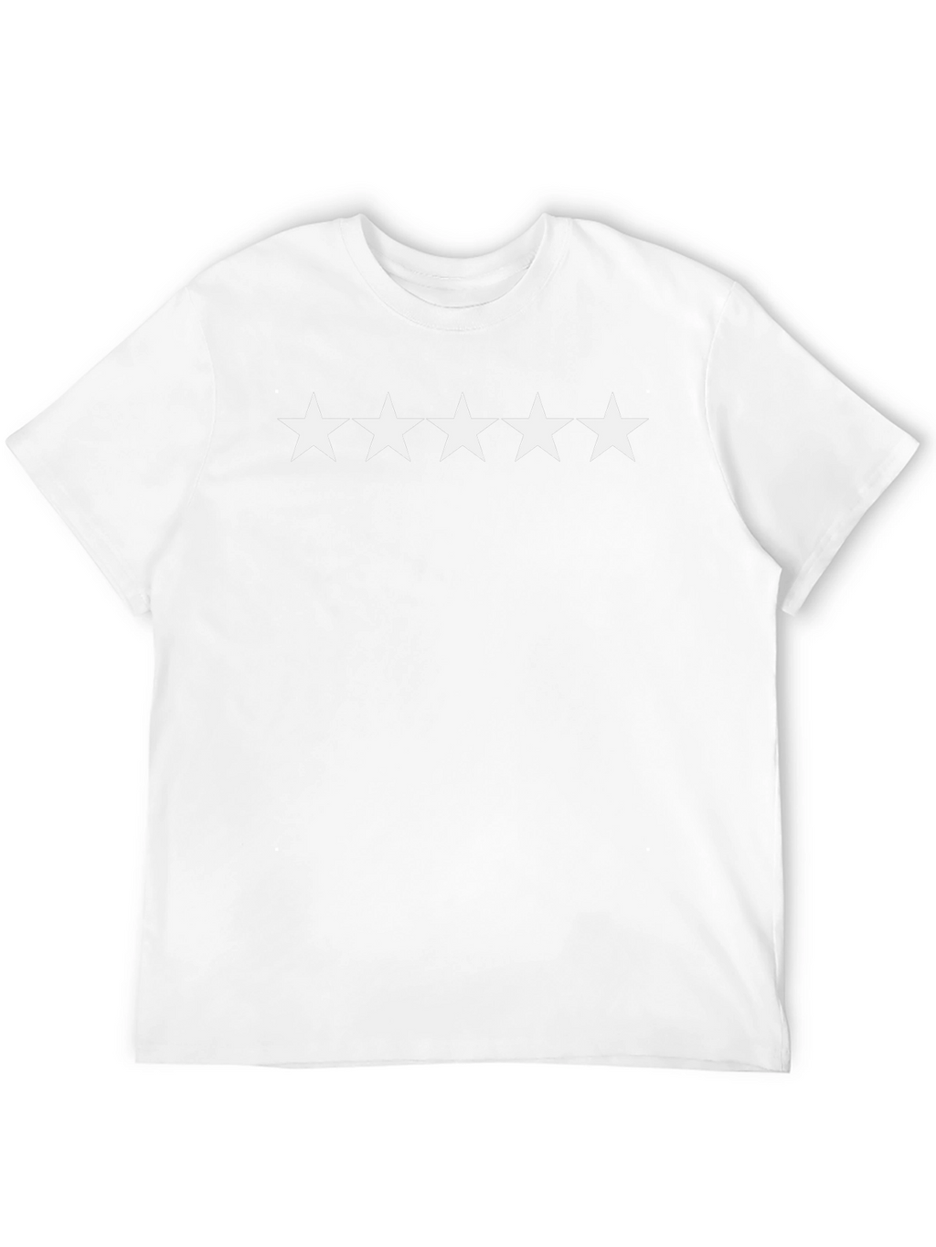 5-Star Tee - Premium Black Cotton T-Shirt