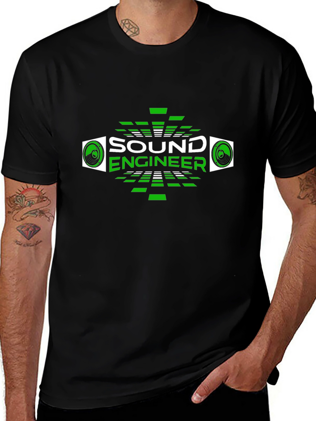 Sound Engineer Graphic Tee - Audio Technician T-Shirt