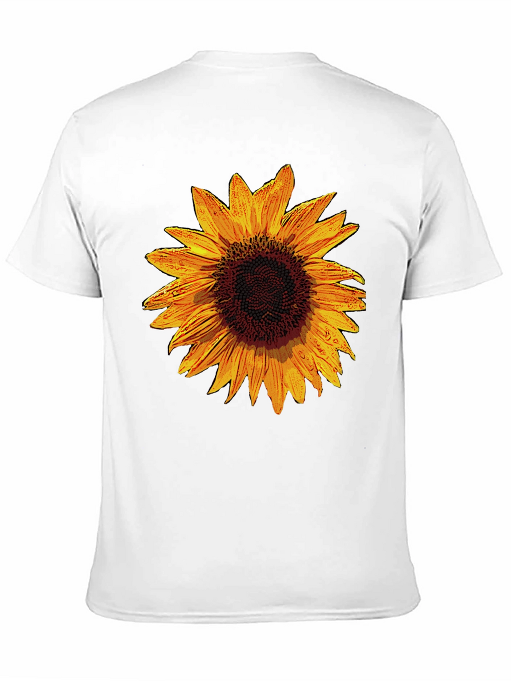 Sunflower Graphic Black T-Shirt