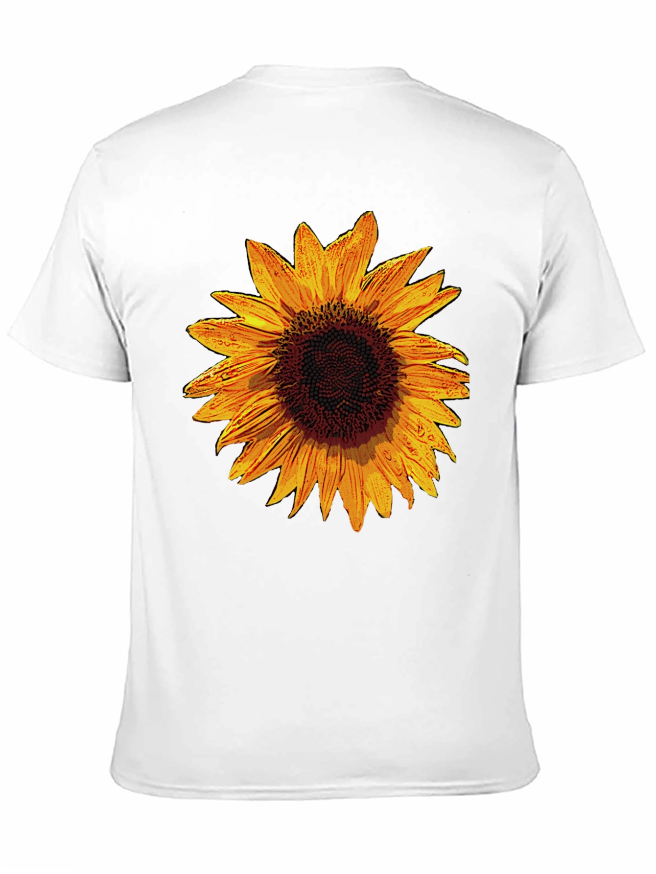 Sunflower Graphic Black T-Shirt