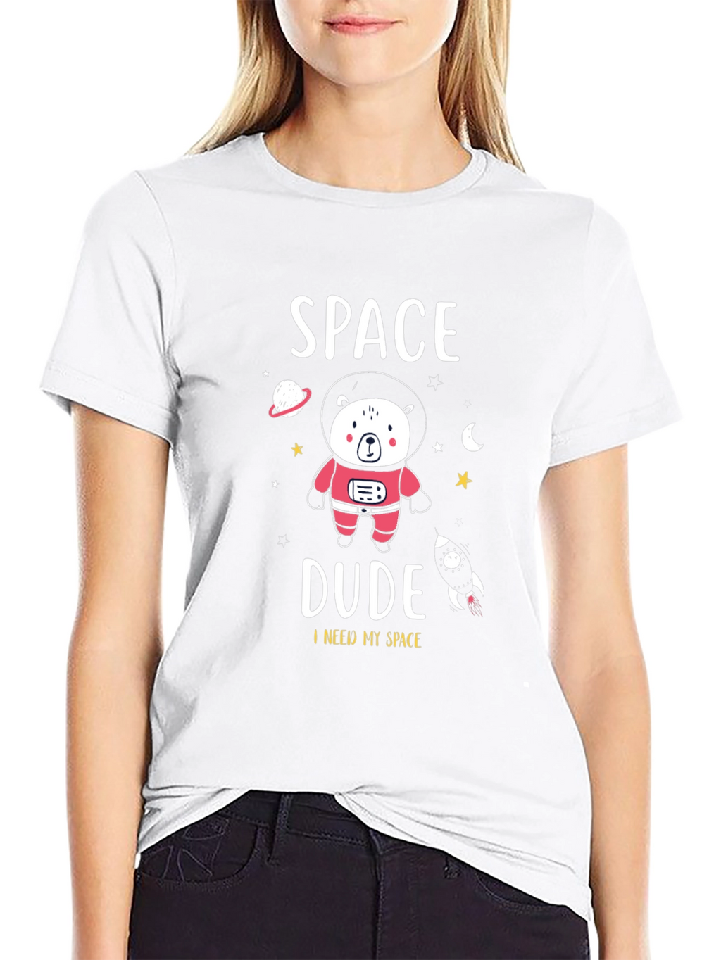 Space Dude Bear T-Shirt - I Need My Space