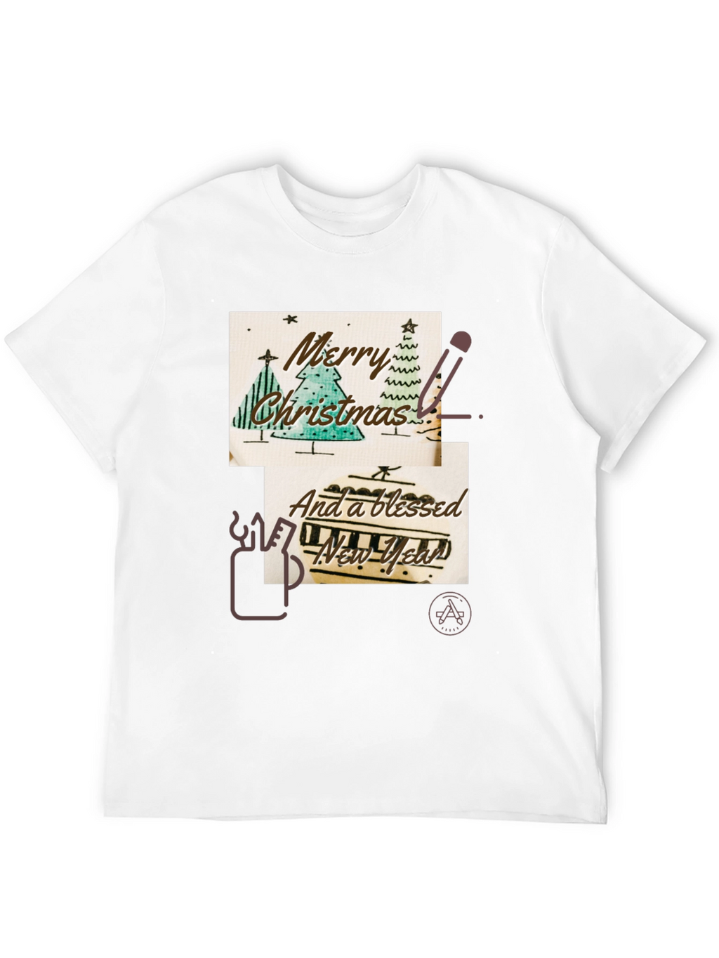 Merry Christmas & Happy New Year Graphic Tee