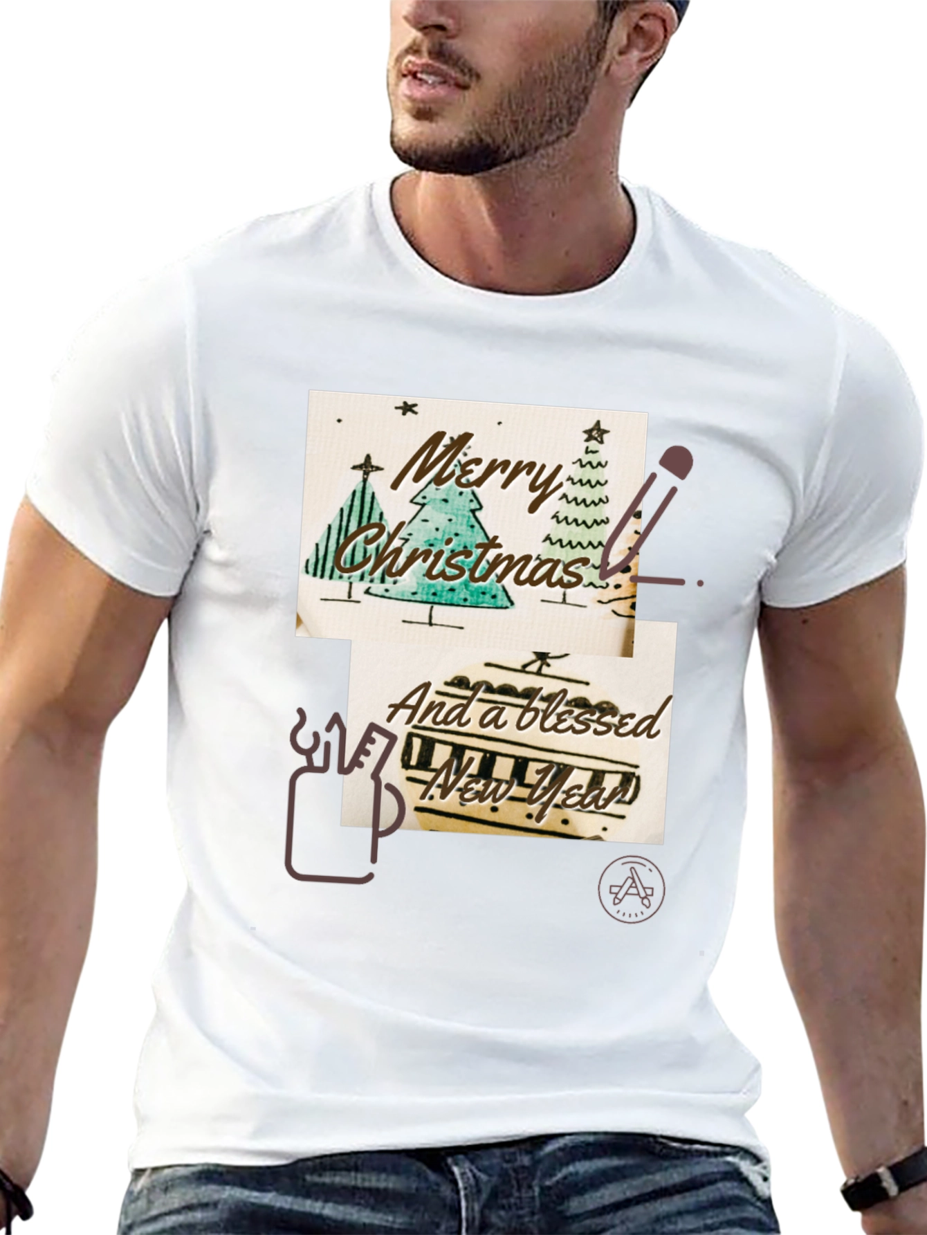 Merry Christmas & Happy New Year Graphic Tee