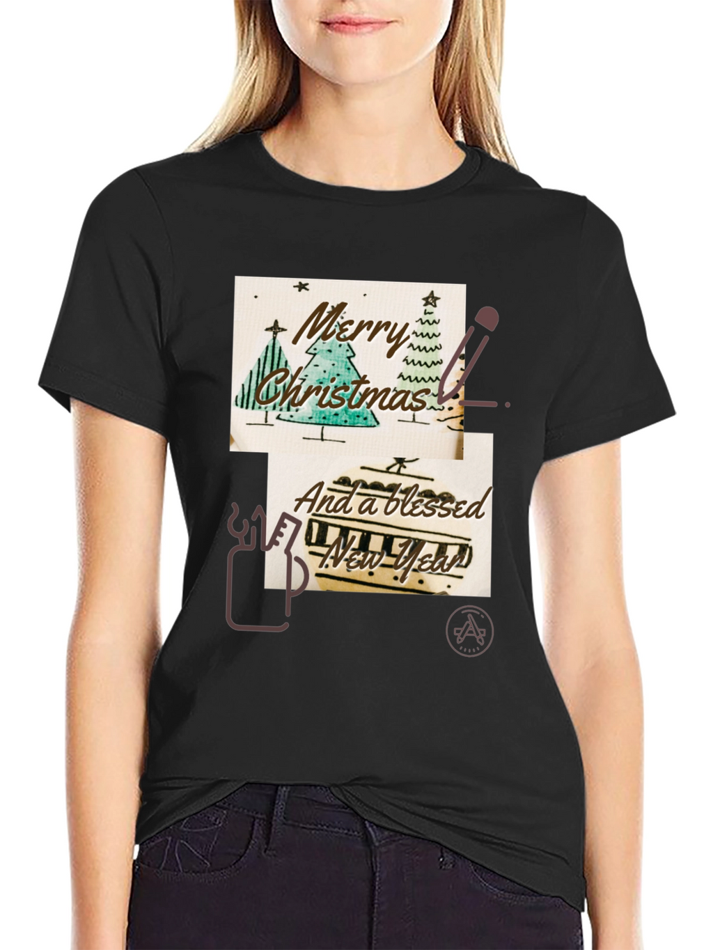 Merry Christmas & Happy New Year Graphic Tee